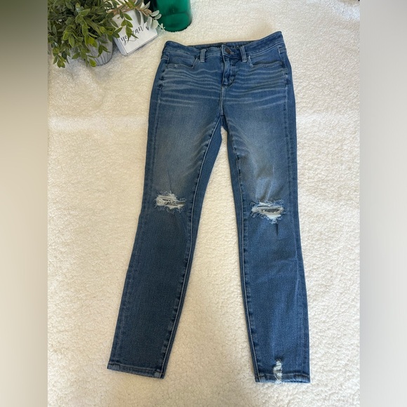 American Eagle hi-rise jegging. Size 4 Short. - Picture 1 of 8